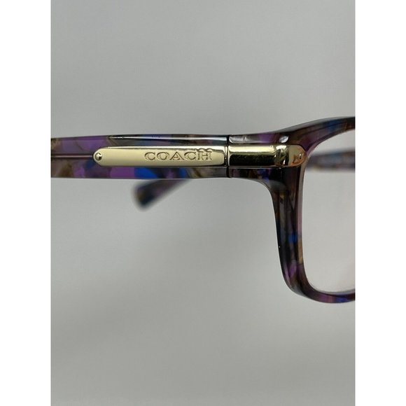 COACH Eyeglasses HC 6065 5288 Confetti Purple 51 [] 17 135 - Picture 6 of 10